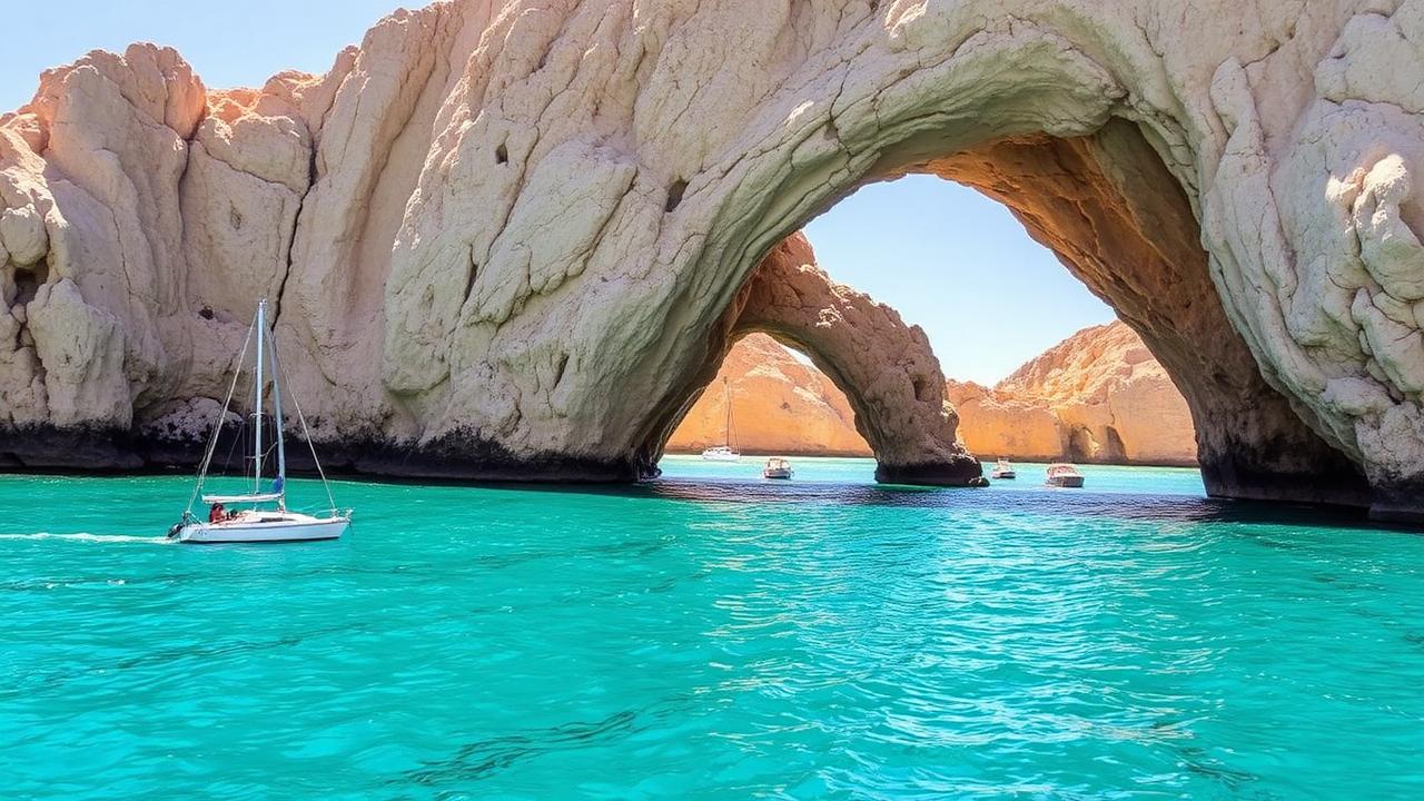 Cabo San Lucas Mexico El Arco rock arch at Land's End