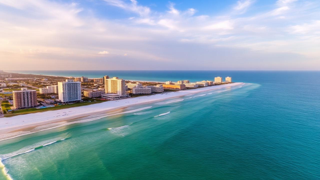 Panama City Beach Florida emerald coastline and beachfront vacation rentals